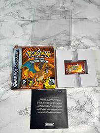 Pokemon rosso fuoco + scatola Gameboy Advance