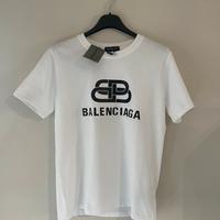 maglietta balenciaga bianca taglia S