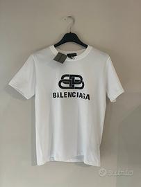 maglietta balenciaga bianca taglia S