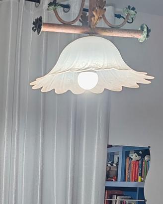lampadario arte povera, come nuovo, 