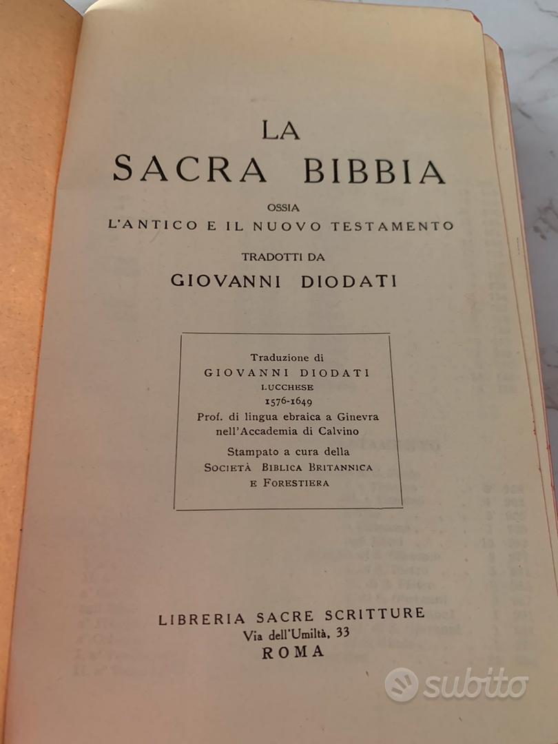 La Sacra Bibbia di Diodati. 1. - Giovanni Diodati - Libro - Mondadori Store