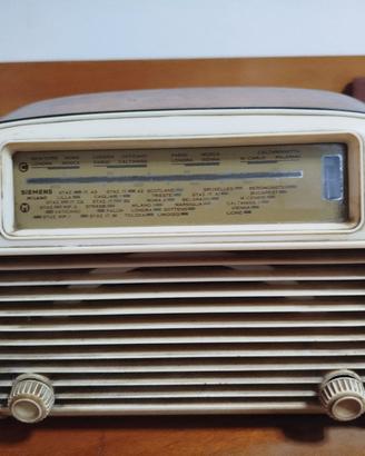 radio vintage Siemens Milano funzionante