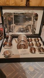 set tazzine e modalità acciaio inox