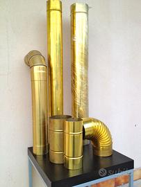 TUBI IN OTTONE PER STUFA LEGNA