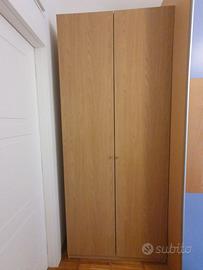 Armadio IKEA PAX rovere con ripiani - 3 mesi