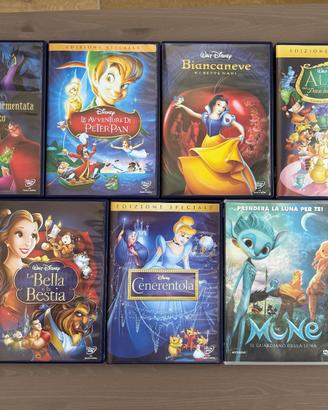 Lotto 7 DVD Disney + Mune -Edizioni Speciali NUOVI
