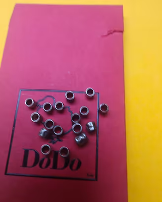 17 granelli ranelli in argento Dodo pomellato 
