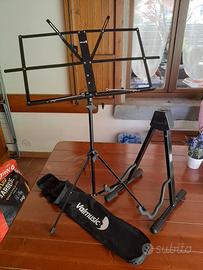 leggio e porta chitarra Valmusic 