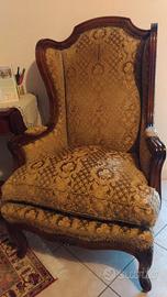 Coppia di poltrone “bergère” stile Luigi XV