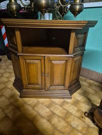 Mobile angolare Arte Povera porta tv