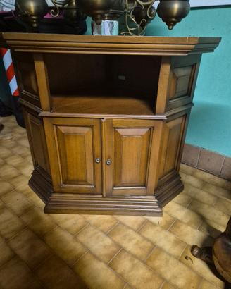 Mobile angolare Arte Povera porta tv