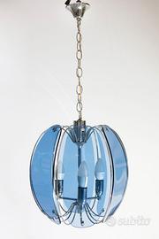 Lampadario Veca per Fontana Arte vintage 3 luci