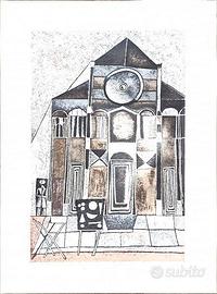 Litografia di Franco Gentilini