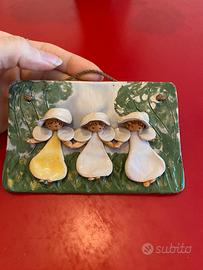 Quadretto 3 donne artigianato austriaco