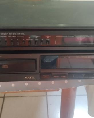 lettore CD technics e radio Kenwood 