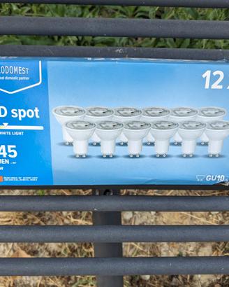 12x LED Spot GU10 4.2W 345lm Bianco Caldo Nuovo