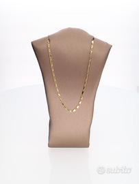 Catenina in oro giallo 18kt – Maglie piatte