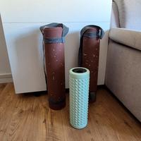 Kit yoga 2 Tappetini + rullo