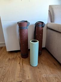 Kit yoga 2 Tappetini + rullo