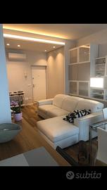 Divano in pelle bianco NATUZZI 3 posti