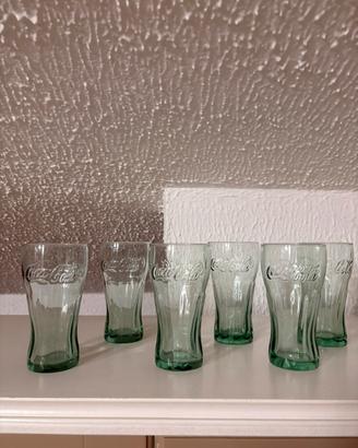 Bicchieri della coca cola