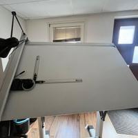 Tecnigrafo Bieffe con tavolo da disegno regolabile