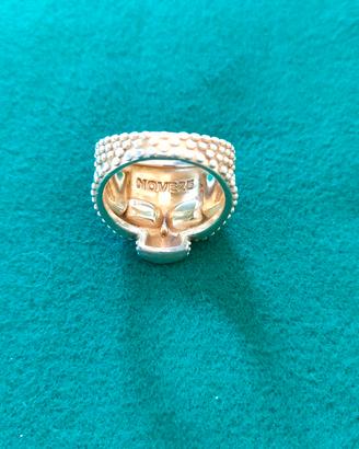 Anello argento dorato 