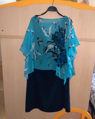 Vestito da cerimonia midi Gaia Life blu