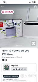 Router 4G  HUAWEI LTE CPE B593