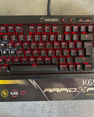 Tastiera gaming corsair meccanica