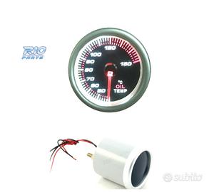 TERMOMETRO TEMPERATURA OLIO SFONDO NERO ILLUMINATO