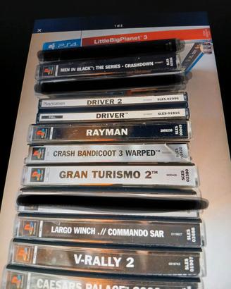 Giochi PS1 e NES
