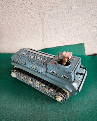 GIOCO CARRO ARMATO VINTAGE IN LATTA ANNI 60 Toy