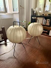 GOLDKANT Coppia Lampade Tavolo COCOON Tripode 1960