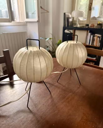 GOLDKANT Coppia Lampade Tavolo COCOON Tripode 1960