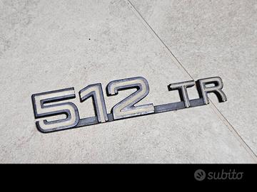 Scritta FERRAI 512 TR
