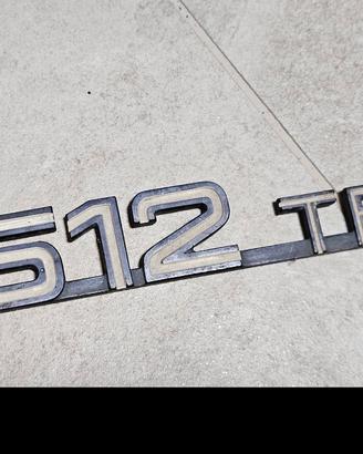 Scritta FERRAI 512 TR
