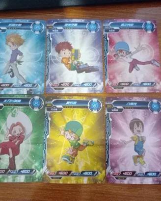 Lotto 6 cards Digimon tamers in chinese R DMO1