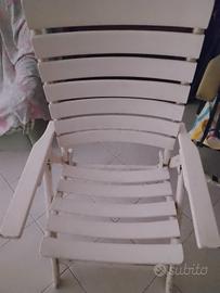 sedia in legno