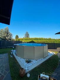 Piscina diametro mt  4,80