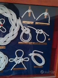Bacheca nodi marinari artigianali – pezzo unico