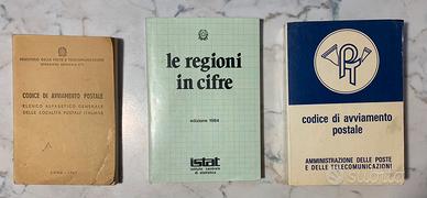 Lotto 3 Libri Vintage, Postale e Statistica ISTAT
