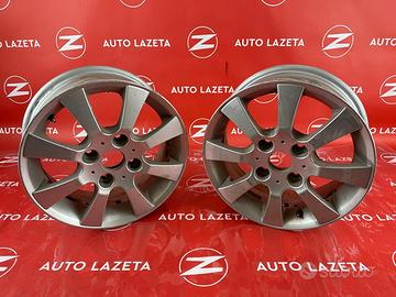 Coppia 2 Cerchi in Lega R15 4x114.3 Smart Forfour 