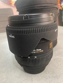 Sigma 24-70 f2.8 attacco nikon