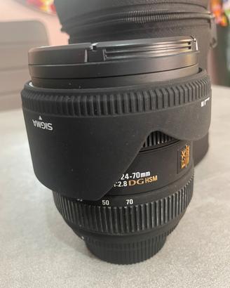 Sigma 24-70 f2.8 attacco nikon