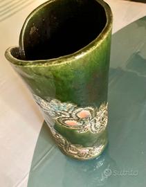 Vaso ceramica cultura Zen tecnica Raku