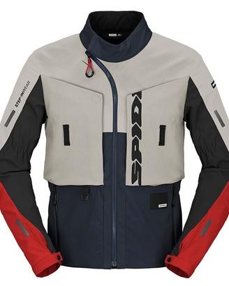 Giacca Spidi Frontier bianco rosso blu