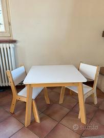 Tavolino bimbo KidKraft con 2 sedie legno