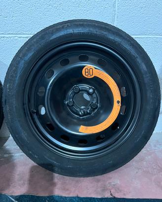 Ruotino di scorta misura 135/70 R16 attacco 5x98