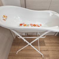 Vasca bagnetto con base piegnevole